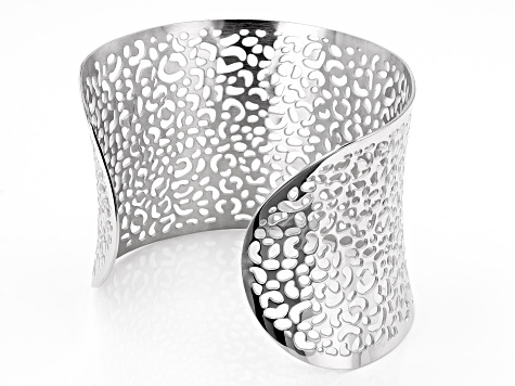 Stainless Steel Lace Design Cuff