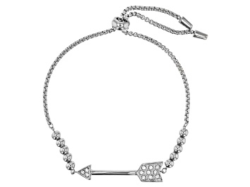 Picture of Stainless Steel Crystal Arrow Bolo Bracelet
