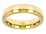 Gold Tone Stainless Steel High Polish 5mm Band Ring