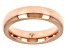 Rose Tone Stainless Steel High Polish 5mm Band Ring