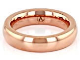 Rose Tone Stainless Steel High Polish 5mm Band Ring