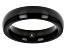 Black Tone Stainless Steel High Polish Black 5mm Band Ring