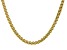 Gold Tone Stainless Steel Wheat Link 24 Inch Chain