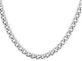 Stainless Steel 6mm Franco Link Necklace