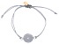 Know Your Value® Stainless Steel Adjustable Cord Bracelet With Crystal