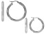 Stainless Steel Hoop Earring Set of 2