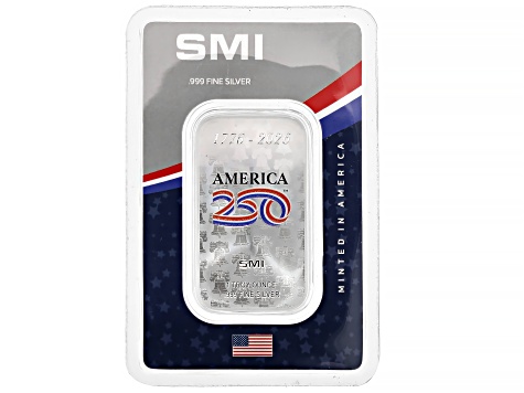 銀製品 約163.40 grms Silver Fine. 950. 925 0.999 1oz Silver Ingot America250™ - SSM004 | JTV