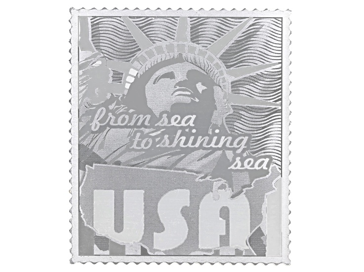 America250â„¢.999.25oz Silver Stamp Spirit of Liberty