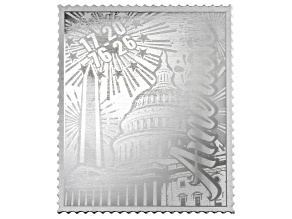 America250™ .999 .25oz Silver Stamp Capital Fireworks
