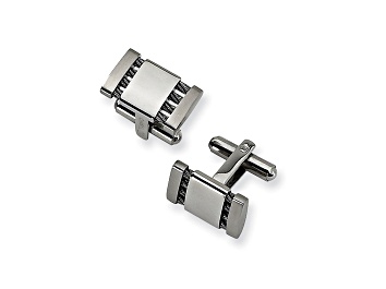 Picture of Stainless Steel Rectangle Cuff Links
