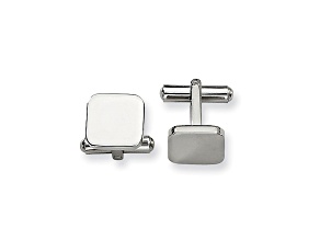 Stainless Steel Polished Cuff Links