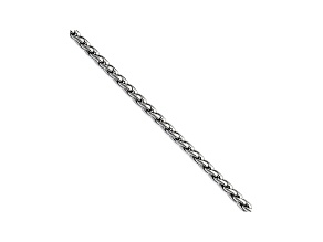 Stainless Steel 3mm Wheat Link 20 inch Chain Necklace