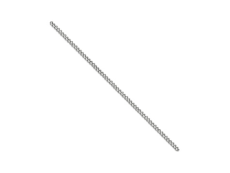 Stainless Steel 3mm Curb Link 16 inch Chain Necklace