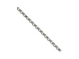 Stainless Steel 4.5mm Rolo Link 18 inch Chain Necklace