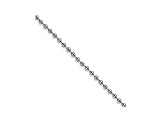 Stainless Steel 5mm Bead Link 22 inch Chain Necklace