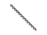 Stainless Steel 8mm Rolo Link 24 inch Chain Necklace