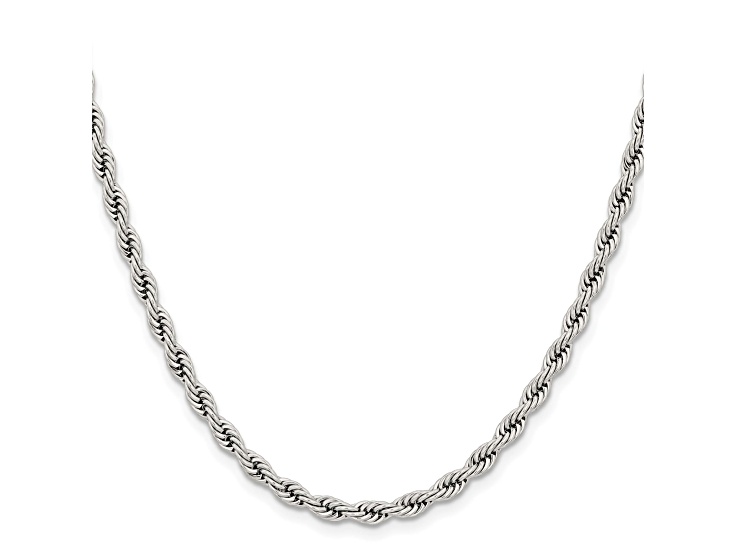 1mm Curb Link Stainless Steel Chain 13 - 20 Inch