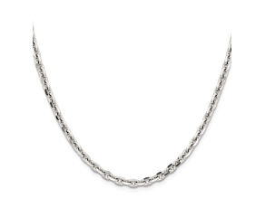 Stainless Steel 4mm Cable Link 20 inch Chain Necklace