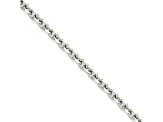 Stainless Steel 5mm Cable Link 22 inch Chain Necklace