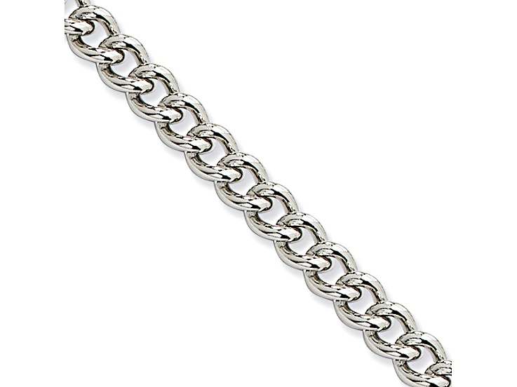 STAINLESS STEEL 5MM CURB LINK 30 INCH CHAIN NECKLACE - SSW636 | JTV
