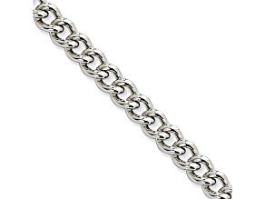 STAINLESS STEEL 5MM CURB LINK 30 INCH CHAIN NECKLACE