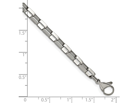 Stainless Steel Box Link 8 inch Bracelet