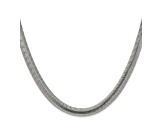 Stainless Steel 5mm Snake Link 20 inch Chain Necklace