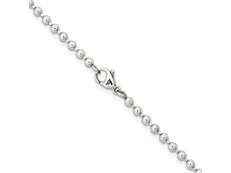  Stainless Steel Bead Chain with Lobster Clasp (24.00