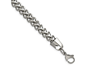 Stainless Steel Wheat Link 8.5 inch Bracelet