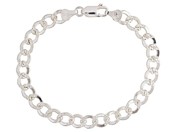 Picture of Sterling Silver Curb Link Bracelet