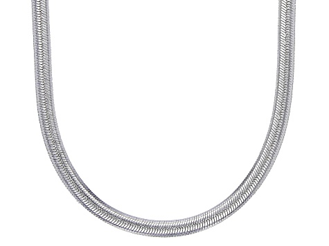 18 inch sterling silver herringbone chain