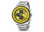 Invicta Men's Aviator 50mm Yellow Dial Stainless Steel Bracelet Quartz Watch