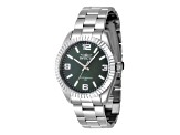 Invicta Specialty 36mm Green Dial Stainless Steel Quartz Watch