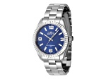 Invicta Specialty 36mm Blue Dial Stainless Steel Quartz Watch