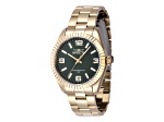 Invicta Specialty 36mm Green Dial Yellow Stainless Steel Quartz Watch