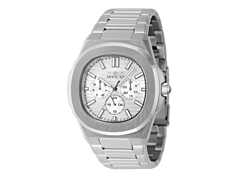 Invicta Speedway 41mm White Dial Stainless Steel Band Quartz  display picture 1