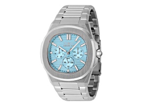 Invicta Speedway 41mm Light Blue Dial Stainless Steel Band Quartz Watch