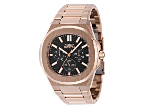 Invicta Speedway 41mm Brown Dial Stainless Steel Band Quartz Watch