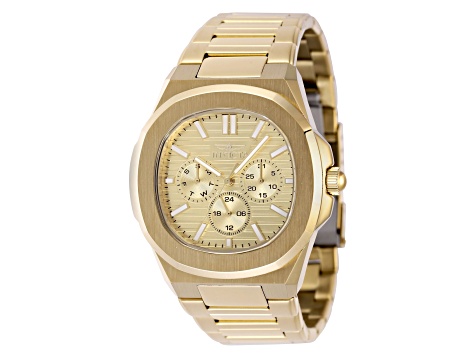 Invicta Speedway 41mm Yellow Dial Stainless Steel Band Quartz Watch