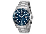 Invicta Pro Diver 43mm Blue Dial Stainless Steel Band Quartz Watch