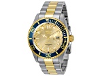 Invicta Pro Diver 43mm Champagne Dial Stainless Steel Band Quartz Watch