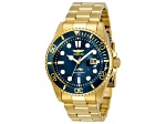 Invicta Pro Diver 43mm Blue Dial Stainless Steel Band Quartz Watch
