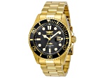 Invicta Pro Diver 43mm Black Dial Stainless Steel Band Quartz Watch