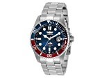 Invicta Pro Diver 43mm Blue Dial Stainless Steel Band Quartz Watch
