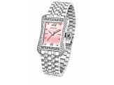 Invicta Women's Wildflower 26mm Pink Dial Stainless Steel Bracelet Quartz Watch