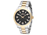 Invicta Men's Specialty 43mm Black Dial Stainless Steel Bracelet Quartz Watch