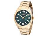 Invicta Men's Specialty 43mm Green Dial Stainless Steel Bracelet Quartz Watch