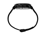 Mason Stainless Steel Black IP Skeleton Movement Mesh Watch