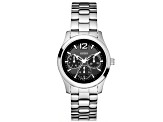Guess Veranda 36mm Stainless Steel Bracelet Black Dial Multi-function Quartz Watch