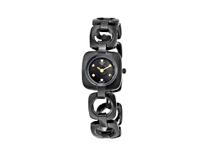 Tissot T-Trend Odaci-T Women's Black Dial Black PVD Watch
